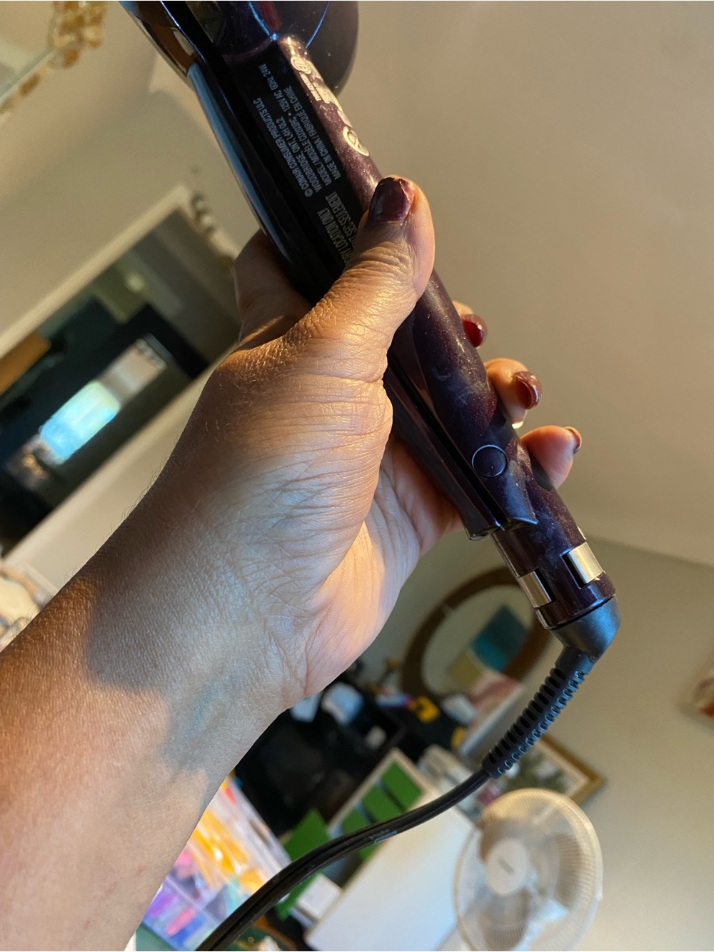 Men's Electric Hair Curler - Purple - Picture 4 of 5